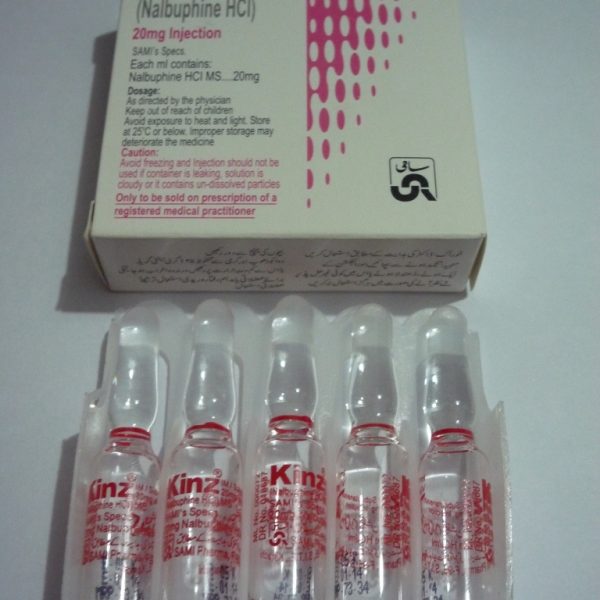 Nalbin Nalbuphine HCL 20mg/ml 10 amps