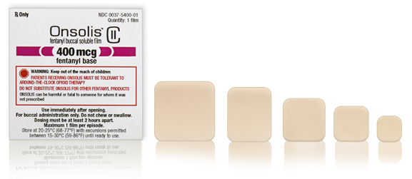 Onsolis (Fentanyl) [buccal soluble film] 600mcg