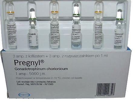 Pregnyl (Chorionic Gonadotropin) 5000 I.U